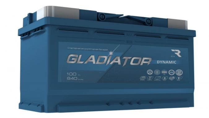 Аккумулятор GLADIATOR DYNAMIC 6СТ-100 L Обратная