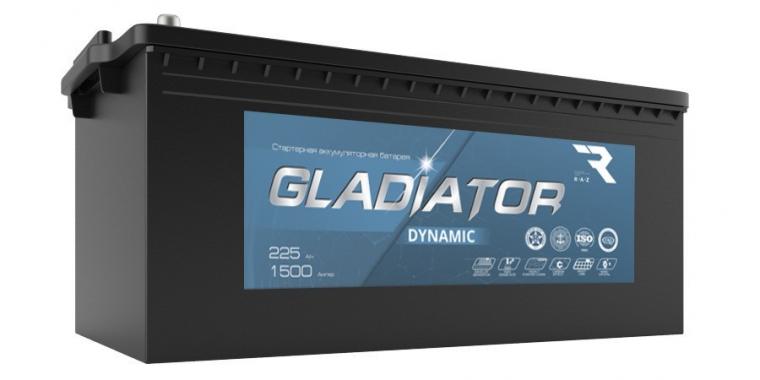 Аккумулятор GLADIATOR DYNAMIC 6СТ-225 N Обратная